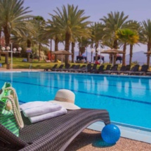 prima music eilat, pool area, hotel