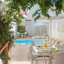 aeolis hotel, pool area, hotel