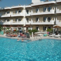astron hotel, pool area, hotel