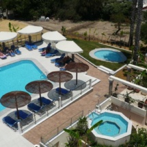 astron hotel, pool area, view, hotel