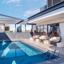 hampton by hilton al seef, pool area, dubai hotel, 