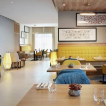 hampton by hilton al barsha, hotel, restaurant,
