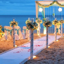 Dead Sea Spa Hotel Jordan beach candles