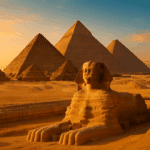 Pyramids and Sphinx